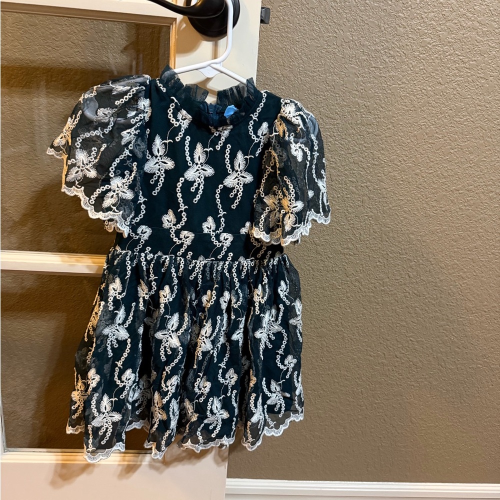 Ivy City Co Mini Amelia Dress Green 2T